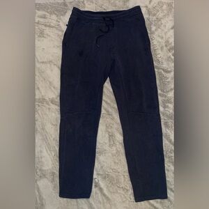 Black sweat pants with draw strings